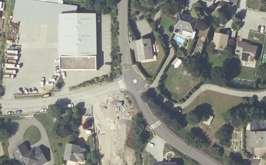 Vue aérienne du Mini-giratoire n°287448539