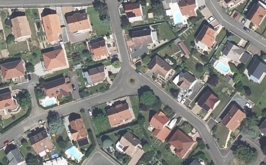 Vue aérienne du Mini-giratoire n°288150328