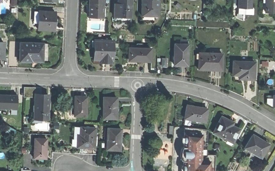 Vue aérienne du Mini-giratoire n°288346672