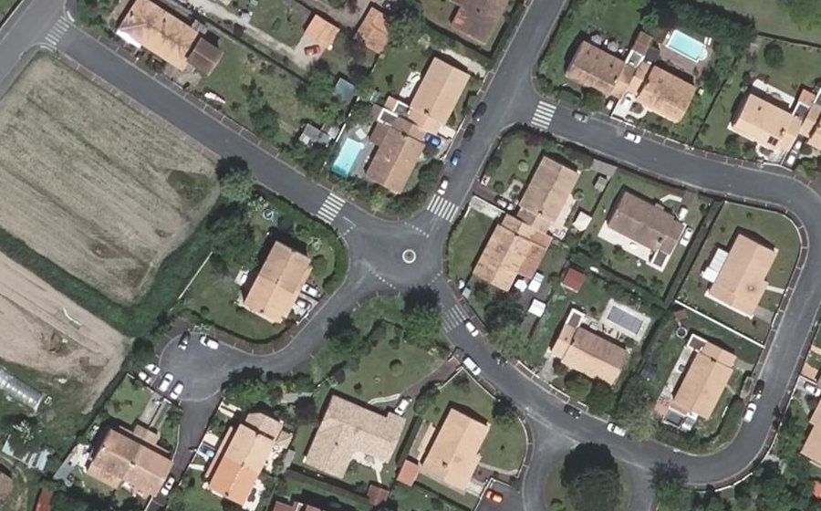 Vue aérienne du Mini-giratoire n°288476774
