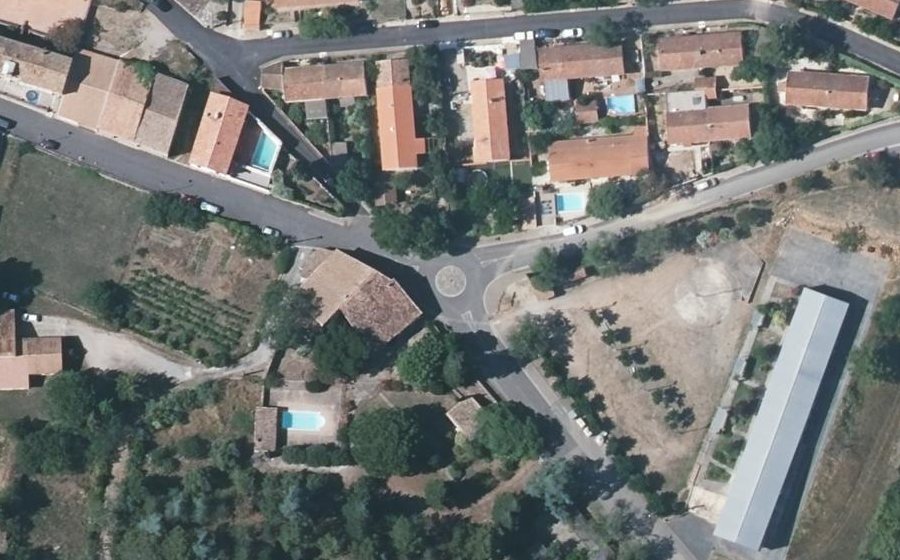 Vue aérienne du Mini-giratoire n°288885925