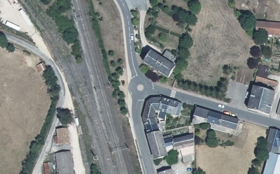 Vue aérienne du Mini-giratoire n°290403778
