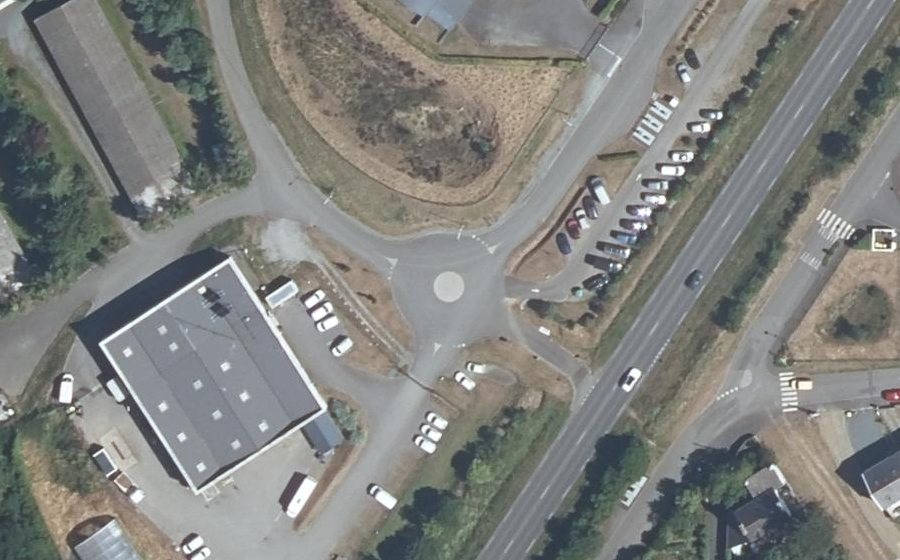 Vue aérienne du Mini-giratoire n°290833279