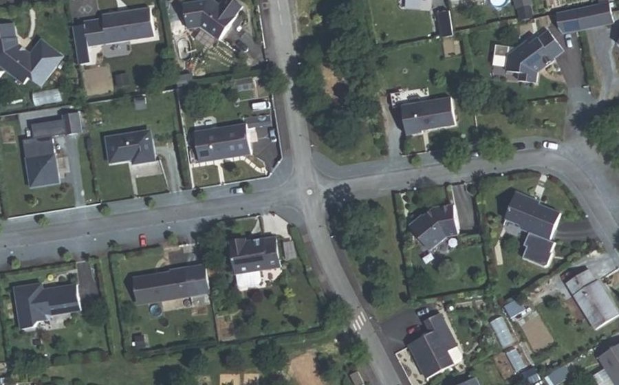 Vue aérienne du Mini-giratoire n°291305647