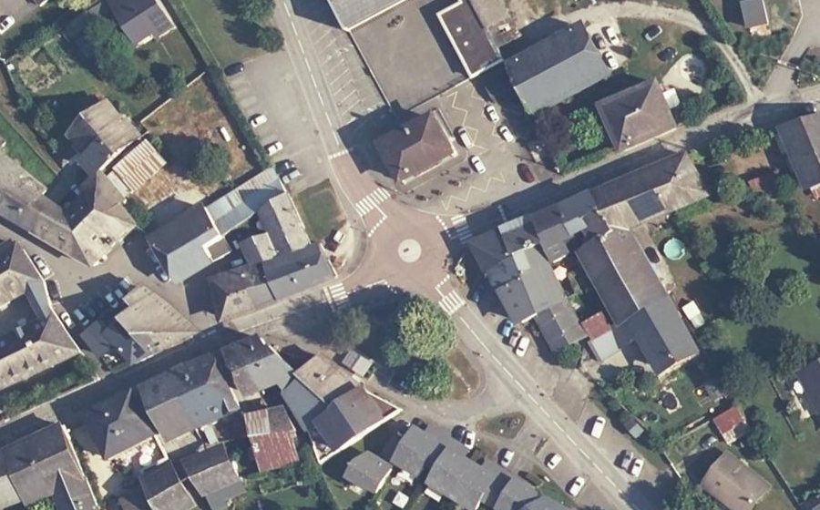 Vue aérienne du Mini-giratoire n°291984857