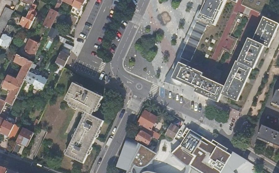 Vue aérienne du Mini-giratoire n°292022393