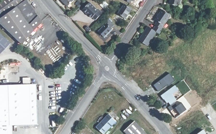Vue aérienne du Mini-giratoire n°292119073