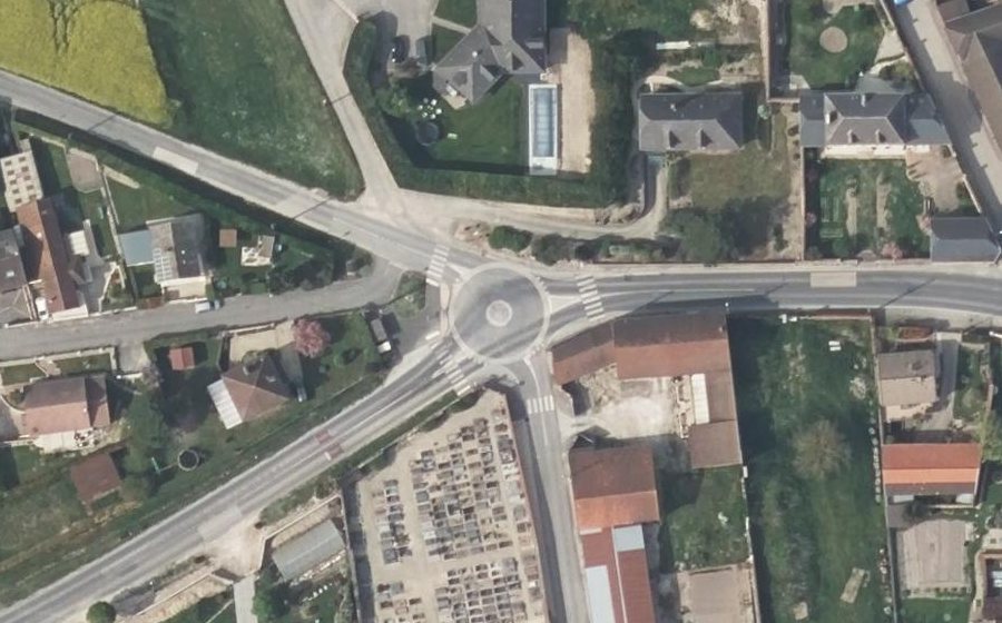 Vue aérienne du Mini-giratoire n°292402184
