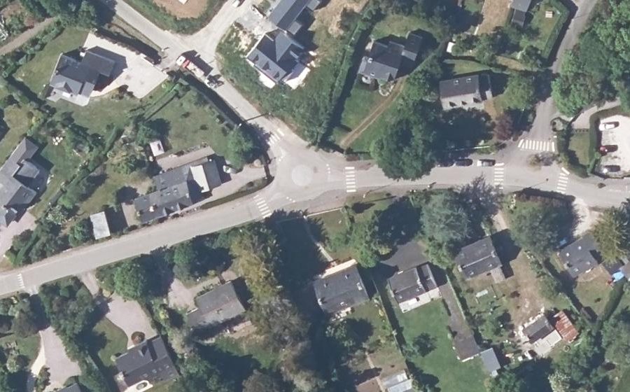 Vue aérienne du Mini-giratoire n°293321908