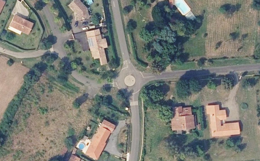 Vue aérienne du Mini-giratoire n°294085144