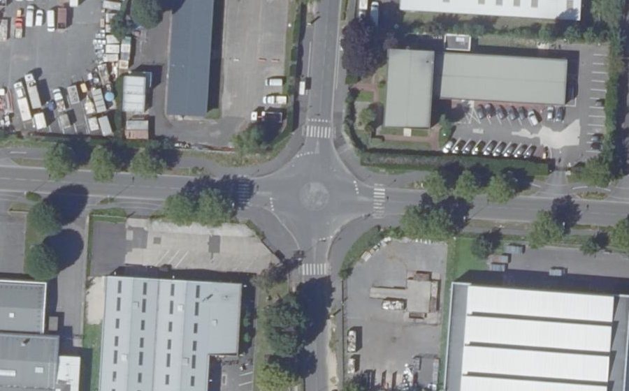 Vue aérienne du Mini-giratoire n°294111676