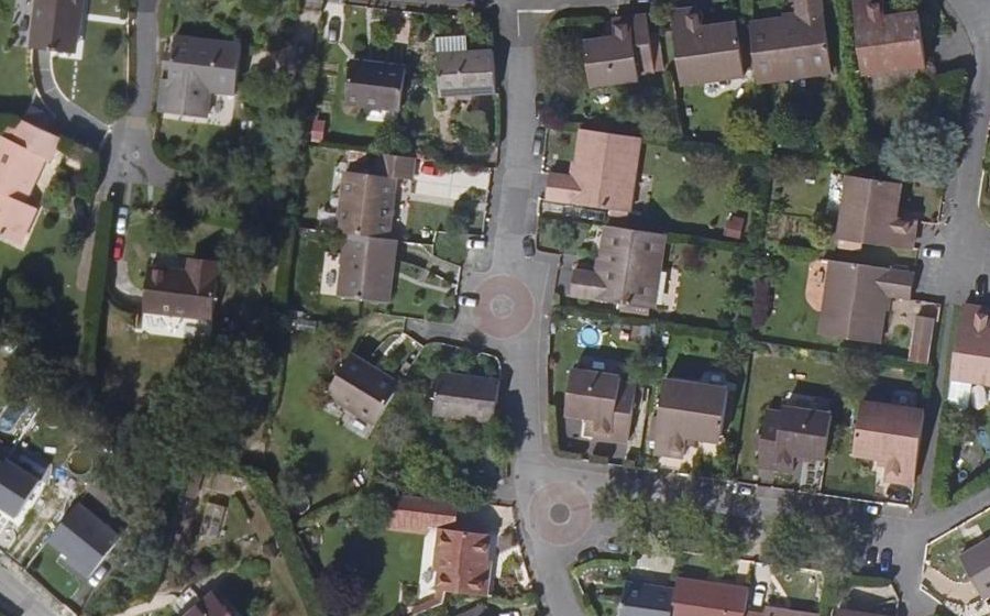 Vue aérienne du Mini-giratoire n°295064566