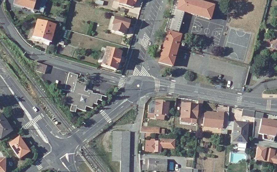 Vue aérienne du Mini-giratoire n°295250062