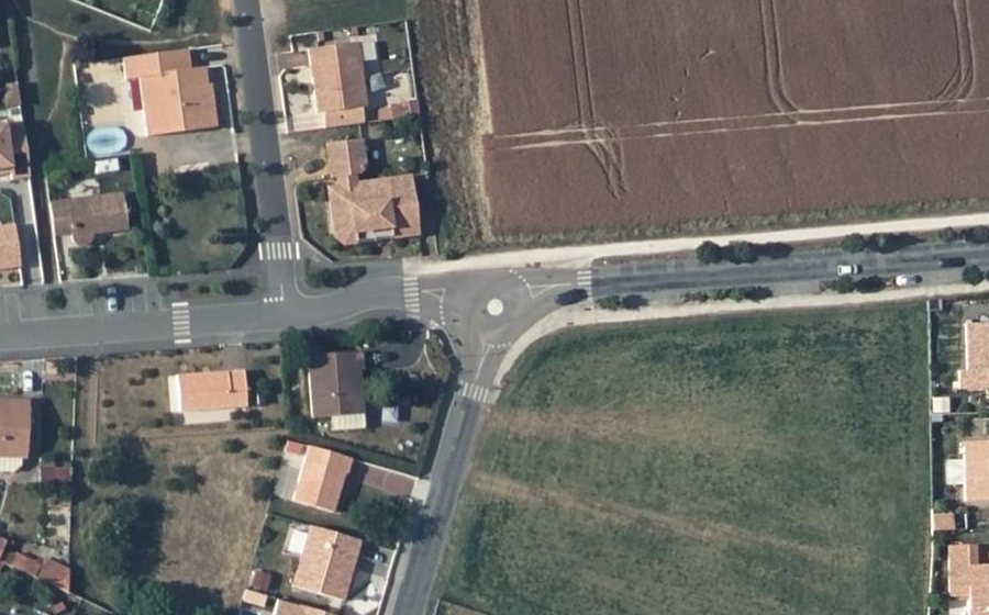 Vue aérienne du Mini-giratoire n°295260504