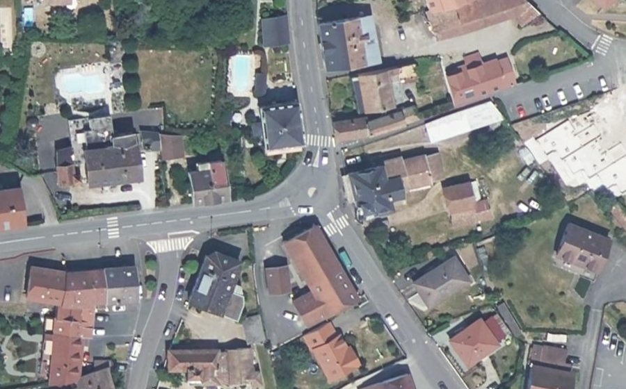 Vue aérienne du Mini-giratoire n°295701135