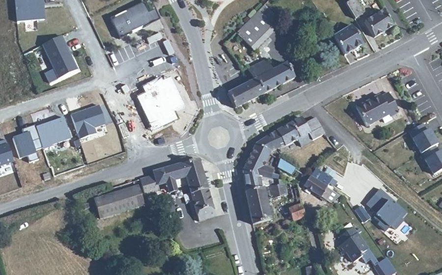 Vue aérienne du Mini-giratoire n°295721924