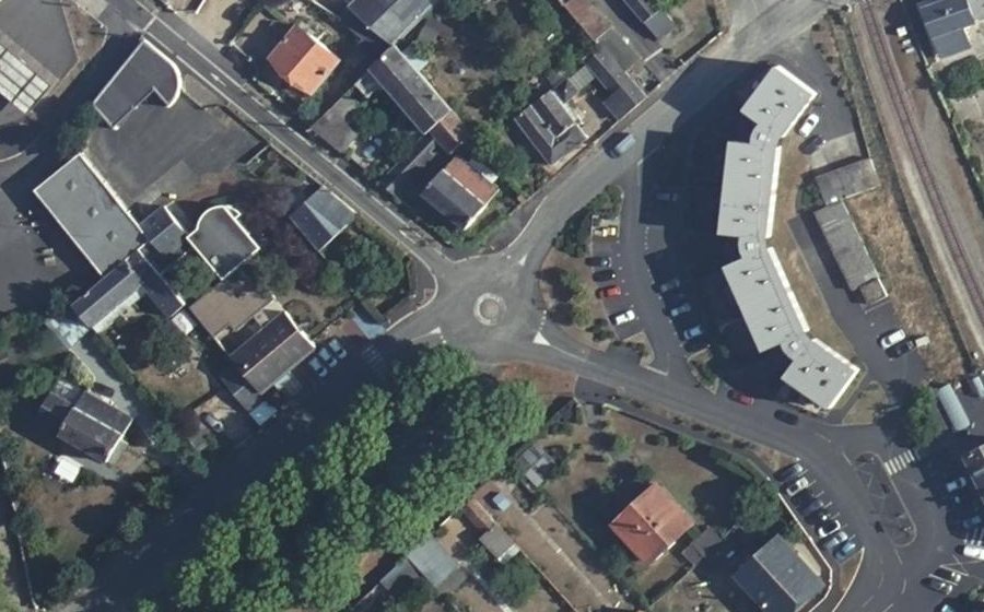Vue aérienne du Mini-giratoire n°296229188