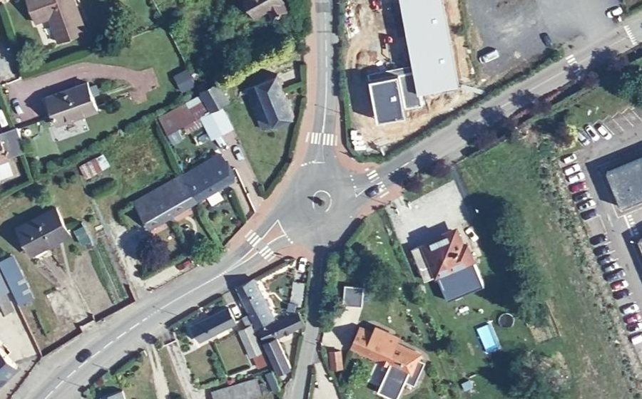 Vue aérienne du Mini-giratoire n°298847494