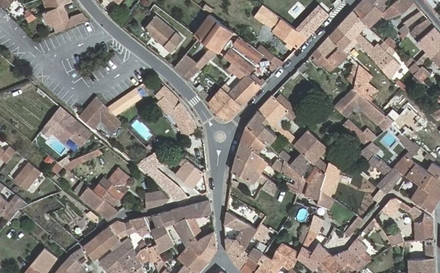 Vue aérienne du Mini-giratoire n°298904228