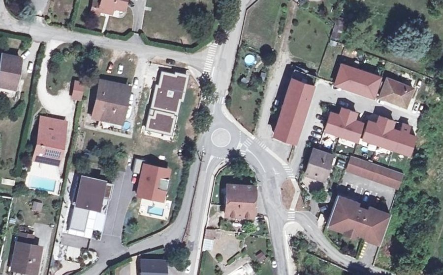 Vue aérienne du Mini-giratoire n°298914848