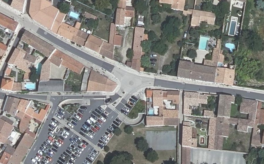 Vue aérienne du Mini-giratoire n°299005921