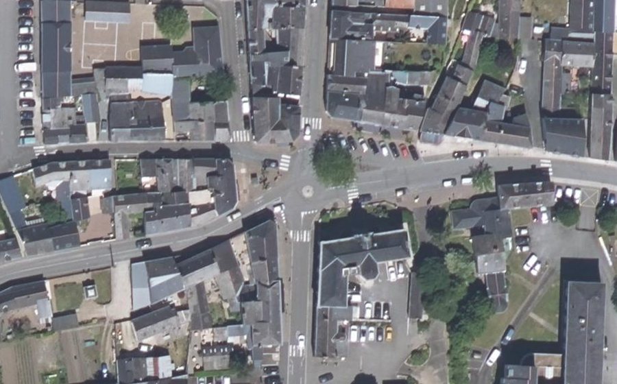 Vue aérienne du Mini-giratoire n°299161916