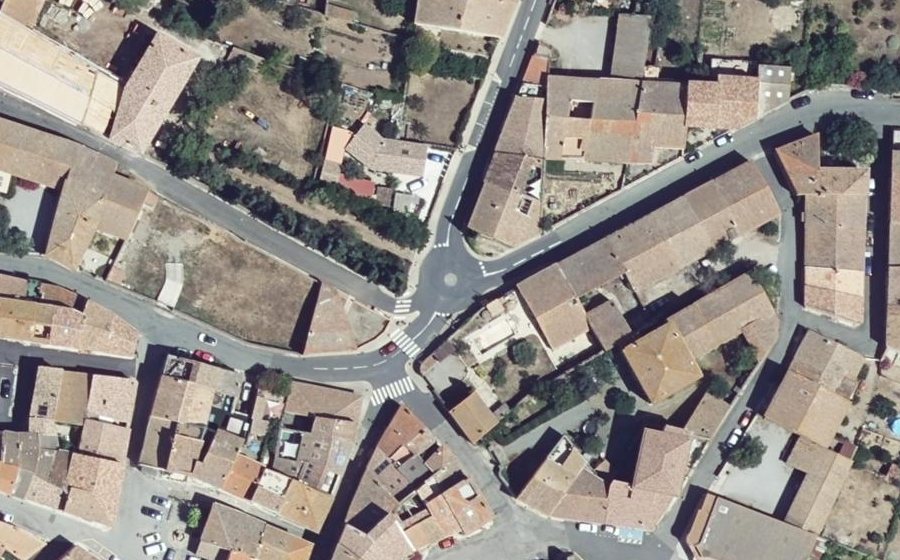 Vue aérienne du Mini-giratoire n°300388270