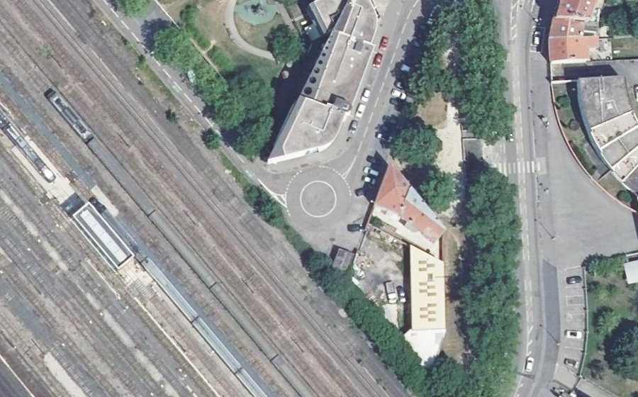 Vue aérienne du Mini-giratoire n°300806122