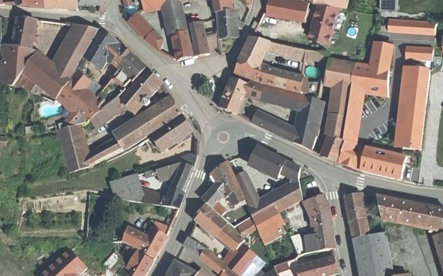 Vue aérienne du Mini-giratoire n°302521865