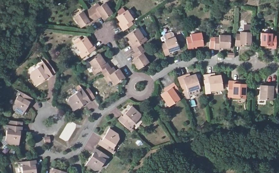 Vue aérienne du Mini-giratoire n°305374818
