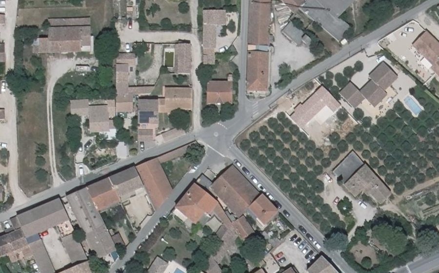 Vue aérienne du Mini-giratoire n°305447545