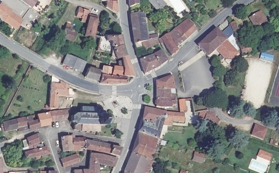 Vue aérienne du Mini-giratoire n°305711906