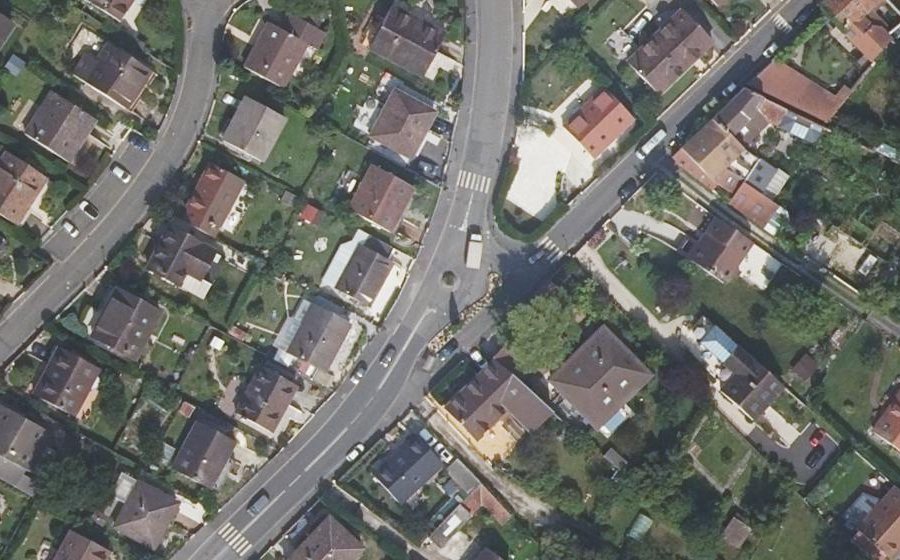 Vue aérienne du Mini-giratoire n°307871454