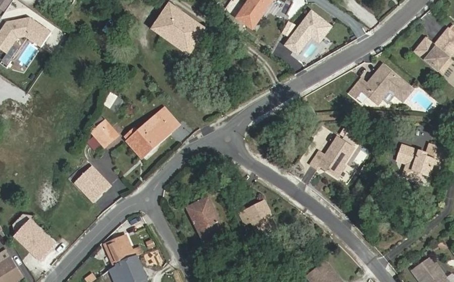 Vue aérienne du Mini-giratoire n°308501280