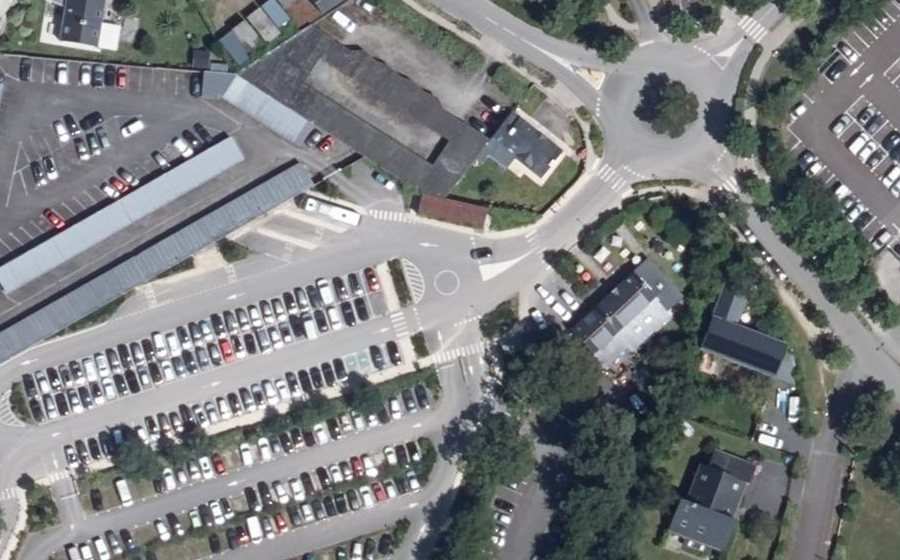 Vue aérienne du Mini-giratoire n°309727397