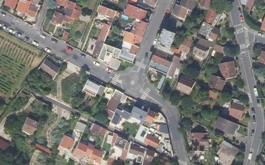 Vue aérienne du Mini-giratoire n°310989345