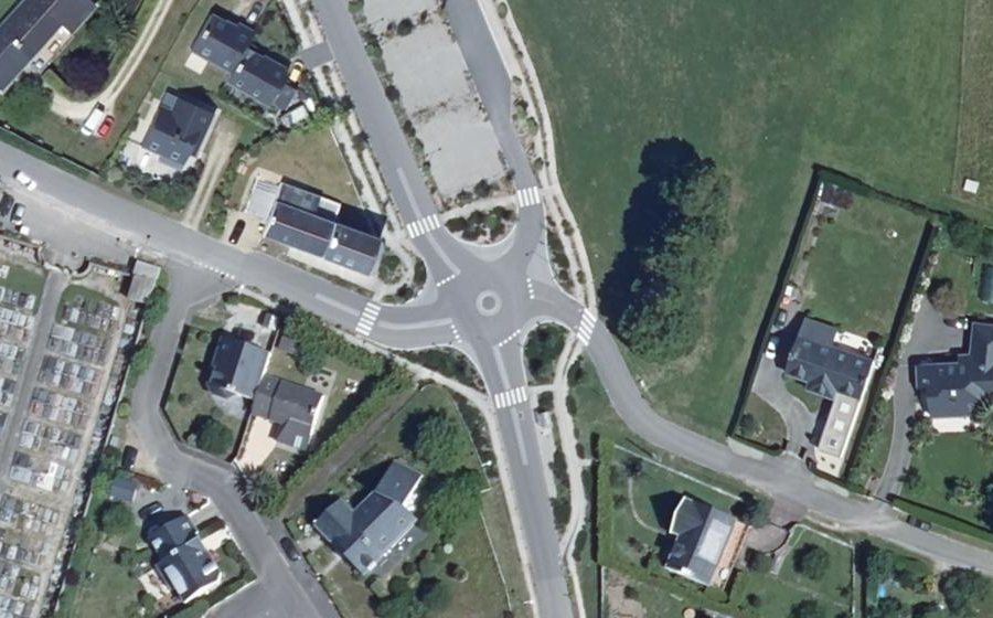 Vue aérienne du Mini-giratoire n°311140367