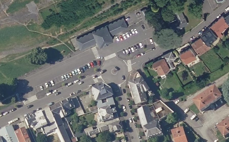 Vue aérienne du Mini-giratoire n°312092052