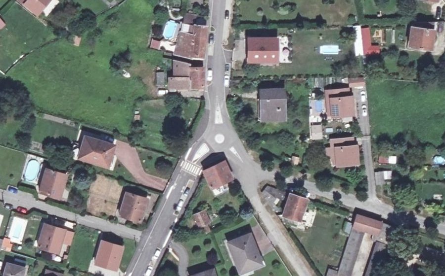 Vue aérienne du Mini-giratoire n°312263535