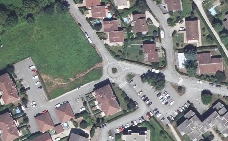 Vue aérienne du Mini-giratoire n°312287287