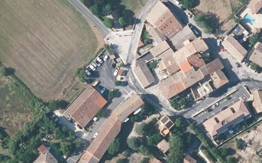 Vue aérienne du Mini-giratoire n°312984887