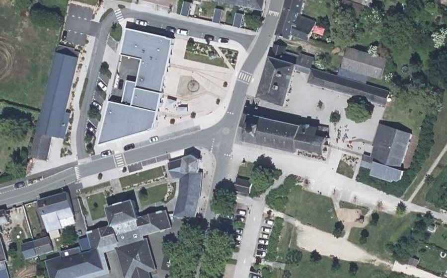 Vue aérienne du Mini-giratoire n°313193080