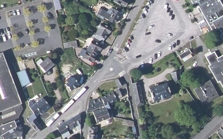 Vue aérienne du Mini-giratoire n°313407854
