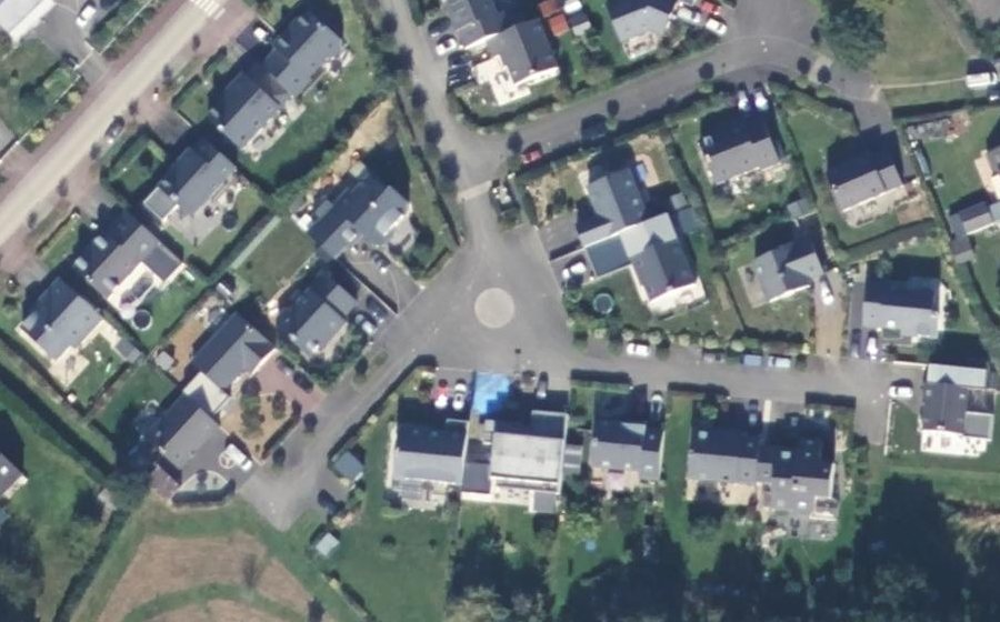 Vue aérienne du Mini-giratoire n°313463964