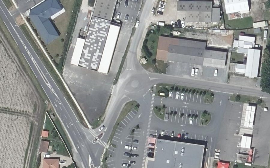 Vue aérienne du Mini-giratoire n°313766913