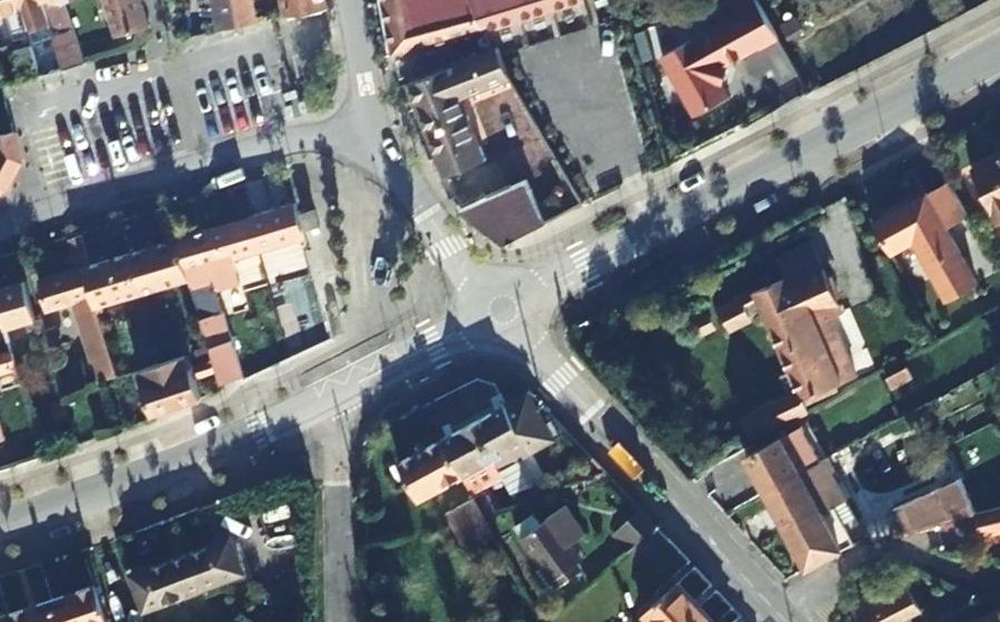 Vue aérienne du Mini-giratoire n°314031531