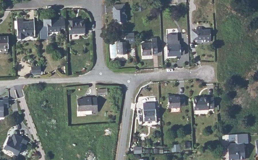 Vue aérienne du Mini-giratoire n°314444889