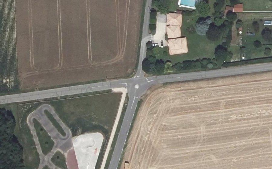 Vue aérienne du Mini-giratoire n°315890722