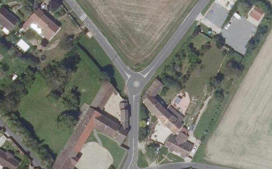 Vue aérienne du Mini-giratoire n°316234147