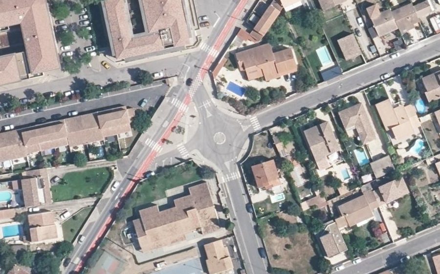 Vue aérienne du Mini-giratoire n°317607430